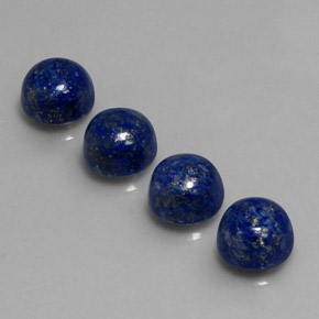  ct natürliche blauer Lapislazuli-Edelsteine, Rundschliff, Lichtundurchlässig