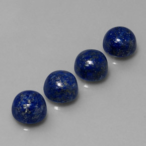  ct natürliche blauer Lapislazuli-Edelsteine, Rundschliff, Lichtundurchlässig