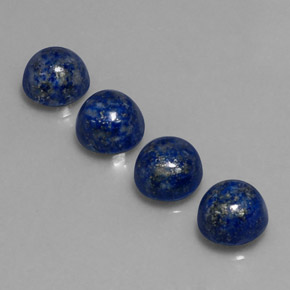  ct natürliche blauer Lapislazuli-Edelsteine, Rundschliff, Lichtundurchlässig