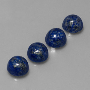  ct natürliche blauer Lapislazuli-Edelsteine, Rundschliff, Lichtundurchlässig