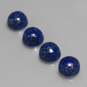  ct natürliche blauer Lapislazuli-Edelsteine, Rundschliff, Lichtundurchlässig