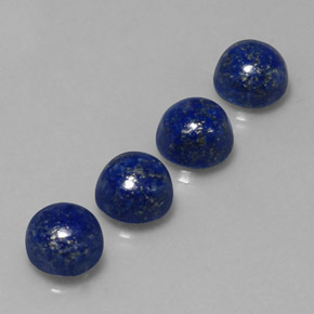  ct natürliche blauer Lapislazuli-Edelsteine, Rundschliff, Lichtundurchlässig