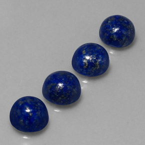  ct natürliche blauer Lapislazuli-Edelsteine, Rundschliff, Lichtundurchlässig