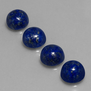  ct natürliche blauer Lapislazuli-Edelsteine, Rundschliff, Lichtundurchlässig