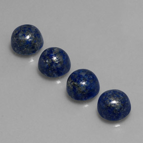  ct natürliche blauer Lapislazuli-Edelsteine, Rundschliff, Lichtundurchlässig