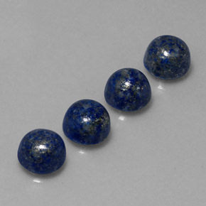  ct natürliche blauer Lapislazuli-Edelsteine, Rundschliff, Lichtundurchlässig