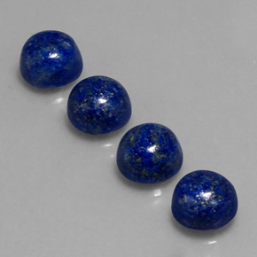  ct natürliche blauer Lapislazuli-Edelsteine, Rundschliff, Lichtundurchlässig
