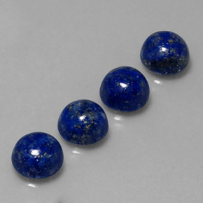  ct natürliche blauer Lapislazuli-Edelsteine, Rundschliff, Lichtundurchlässig