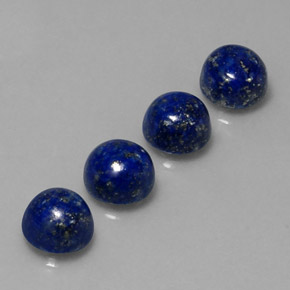  ct natürliche blauer Lapislazuli-Edelsteine, Rundschliff, Lichtundurchlässig