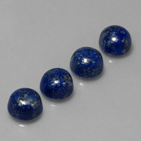 ct natürliche blauer Lapislazuli-Edelsteine, Rundschliff, Lichtundurchlässig
