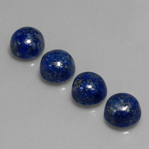 ct natürliche blauer Lapislazuli-Edelsteine, Rundschliff, Lichtundurchlässig