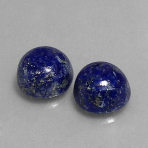  ct natürliche blauer Lapislazuli-Edelsteine, Rundschliff, Lichtundurchlässig