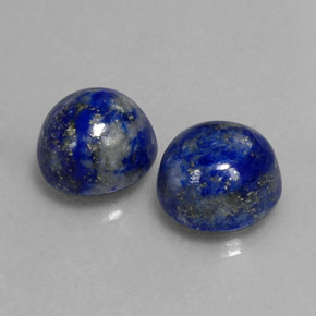  ct natürliche blauer Lapislazuli-Edelsteine, Rundschliff, Lichtundurchlässig