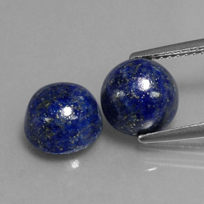  ct natürliche blauer Lapislazuli-Edelsteine, Rundschliff, Lichtundurchlässig