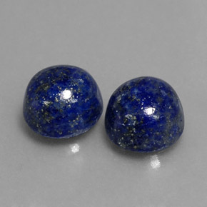  ct natürliche blauer Lapislazuli-Edelsteine, Rundschliff, Lichtundurchlässig