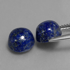 ct natürliche blauer Lapislazuli-Edelsteine, Rundschliff, Lichtundurchlässig