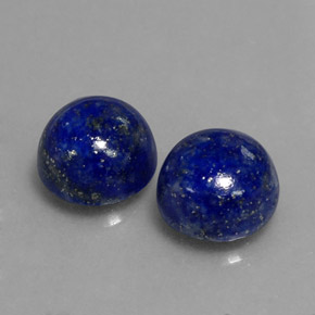  ct natürliche blauer Lapislazuli-Edelsteine, Rundschliff, Lichtundurchlässig