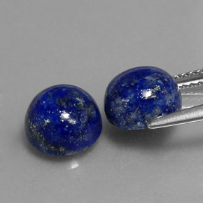  ct natürliche blauer Lapislazuli-Edelsteine, Rundschliff, Lichtundurchlässig