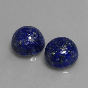  ct natürliche blauer Lapislazuli-Edelsteine, Rundschliff, Lichtundurchlässig