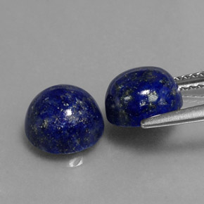  ct natürliche blauer Lapislazuli-Edelsteine, Rundschliff, Lichtundurchlässig