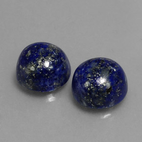  ct natürliche blauer Lapislazuli-Edelsteine, Rundschliff, Lichtundurchlässig