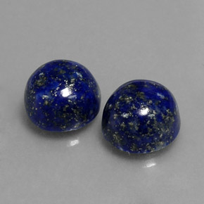  ct natürliche blauer Lapislazuli-Edelsteine, Rundschliff, Lichtundurchlässig
