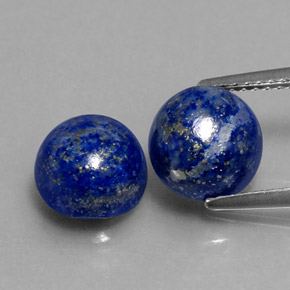  ct natürliche blauer Lapislazuli-Edelsteine, Rundschliff, Lichtundurchlässig