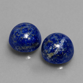  ct natürliche blauer Lapislazuli-Edelsteine, Rundschliff, Lichtundurchlässig