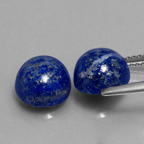  ct natürliche blauer Lapislazuli-Edelsteine, Rundschliff, Lichtundurchlässig