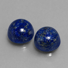  ct natürliche blauer Lapislazuli-Edelsteine, Rundschliff, Lichtundurchlässig