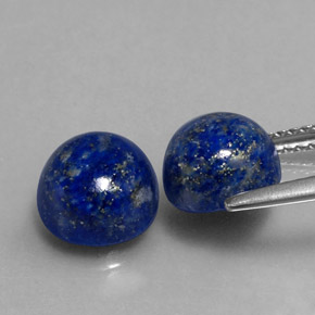  ct natürliche blauer Lapislazuli-Edelsteine, Rundschliff, Lichtundurchlässig