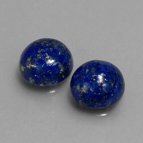  ct natürliche blauer Lapislazuli-Edelsteine, Rundschliff, Lichtundurchlässig