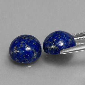  ct natürliche blauer Lapislazuli-Edelsteine, Rundschliff, Lichtundurchlässig