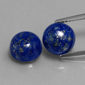  ct natürliche blauer Lapislazuli-Edelsteine, Rundschliff, Lichtundurchlässig