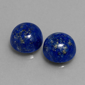  ct natürliche blauer Lapislazuli-Edelsteine, Rundschliff, Lichtundurchlässig