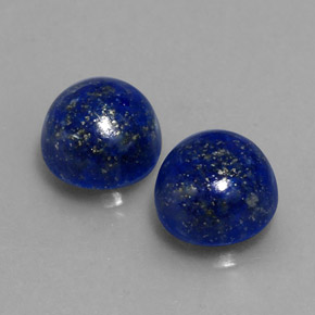 ct natürliche blauer Lapislazuli-Edelsteine, Rundschliff, Lichtundurchlässig