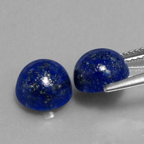  ct natürliche blauer Lapislazuli-Edelsteine, Rundschliff, Lichtundurchlässig