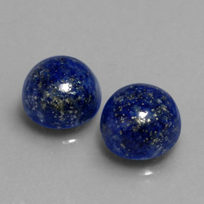 ct natürliche blauer Lapislazuli-Edelsteine, Rundschliff, Lichtundurchlässig
