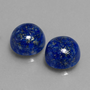  ct natürliche blauer Lapislazuli-Edelsteine, Rundschliff, Lichtundurchlässig
