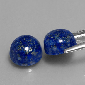  ct natürliche blauer Lapislazuli-Edelsteine, Rundschliff, Lichtundurchlässig
