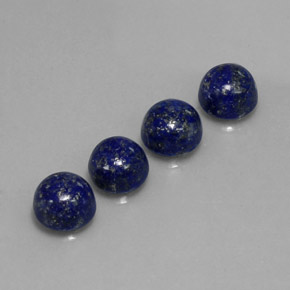  ct natürliche blauer Lapislazuli-Edelsteine, Rundschliff, Lichtundurchlässig