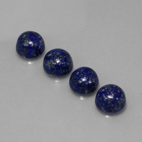  ct natürliche blauer Lapislazuli-Edelsteine, Rundschliff, Lichtundurchlässig