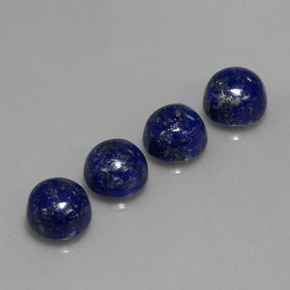  ct natürliche blauer Lapislazuli-Edelsteine, Rundschliff, Lichtundurchlässig