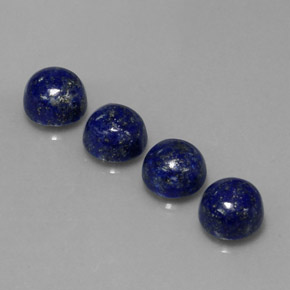  ct natürliche blauer Lapislazuli-Edelsteine, Rundschliff, Lichtundurchlässig