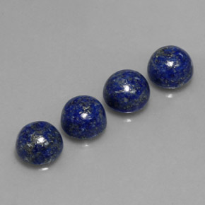  ct natürliche blauer Lapislazuli-Edelsteine, Rundschliff, Lichtundurchlässig
