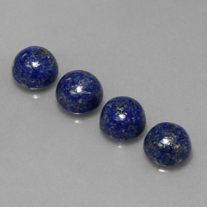  ct natürliche blauer Lapislazuli-Edelsteine, Rundschliff, Lichtundurchlässig