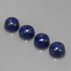  ct natürliche blauer Lapislazuli-Edelsteine, Rundschliff, Lichtundurchlässig