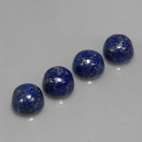  ct natürliche blauer Lapislazuli-Edelsteine, Rundschliff, Lichtundurchlässig