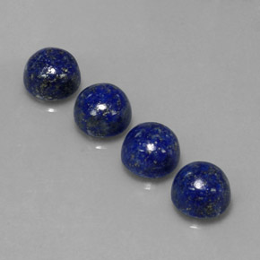  ct natürliche blauer Lapislazuli-Edelsteine, Rundschliff, Lichtundurchlässig