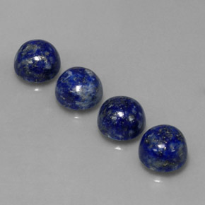  ct natürliche blauer Lapislazuli-Edelsteine, Rundschliff, Lichtundurchlässig